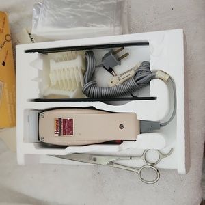 Vintage Raycine Clipper New Old Stock Original Box, Attachments Unused